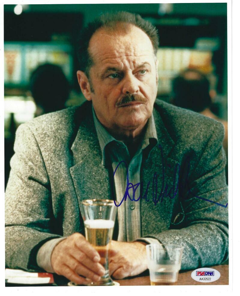 JACK NICHOLSON SIGNED THE BORDER 8X10 PHOTO AUTHENTIC AUTOGRAPH PSA/DNA COA