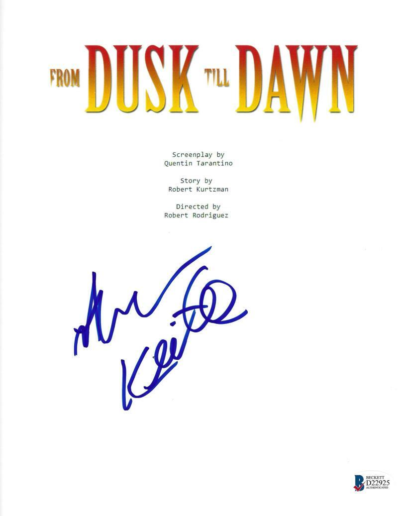 HARVEY KEITEL SIGNED FROM DUSK TILL DAWN SIGNED FULL SCRIPT AUTOGRAPH BECKETT