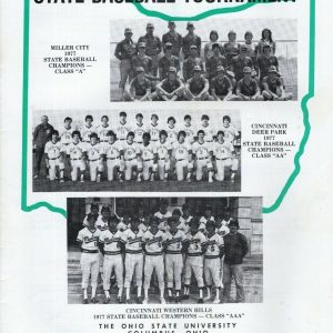 1978 OHIO HIGH SCHOOL STATE BASEBALL TOURNAMENT PROGRAM VINTAGE+RARE 1978