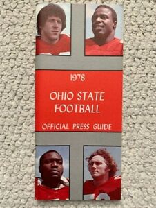 1978 OHIO STATE COLLEGE FOOTBALL MEDIA GUIDE VINTAGE AMAZING NEW CONDITION