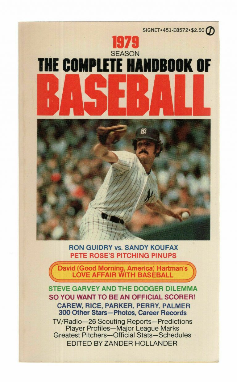 1979 MLB HANDBOOK OF BASEBALL VINTAGE PAPERBACK BOOK AMAZING CONDITION+RARE COLLECTIBLE MEMORABILIA