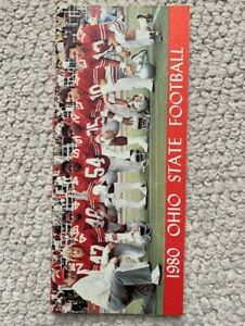 1980 OHIO STATE COLLEGE FOOTBALL MEDIA GUIDE VINTAGE AMAZING NEW CONDITION