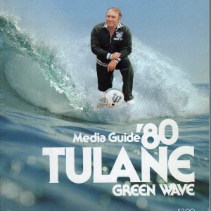 1980 TULANE GREEN WAVE COLLEGE FOOTBALL MEDIA GUIDE VINTAGE+HARD TO FIND