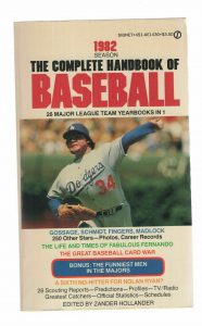 1982 MLB HANDBOOK OF BASEBALL VINTAGE PAPERBACK BOOK AMAZING CONDITION+RARE COLLECTIBLE MEMORABILIA