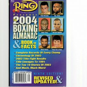 2004 BOXING RING ALMANAC BOOK OF FACTS ROY JONES COVER GREAT CONDITION