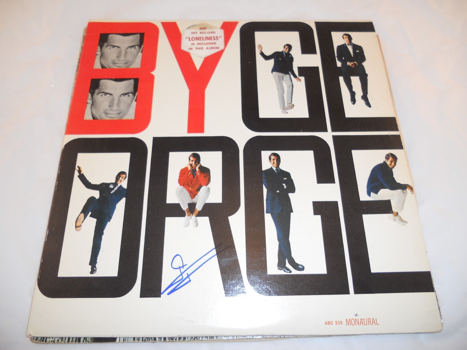 George Hamilton By George Signed Autographed Album LP PSA Guaranteed