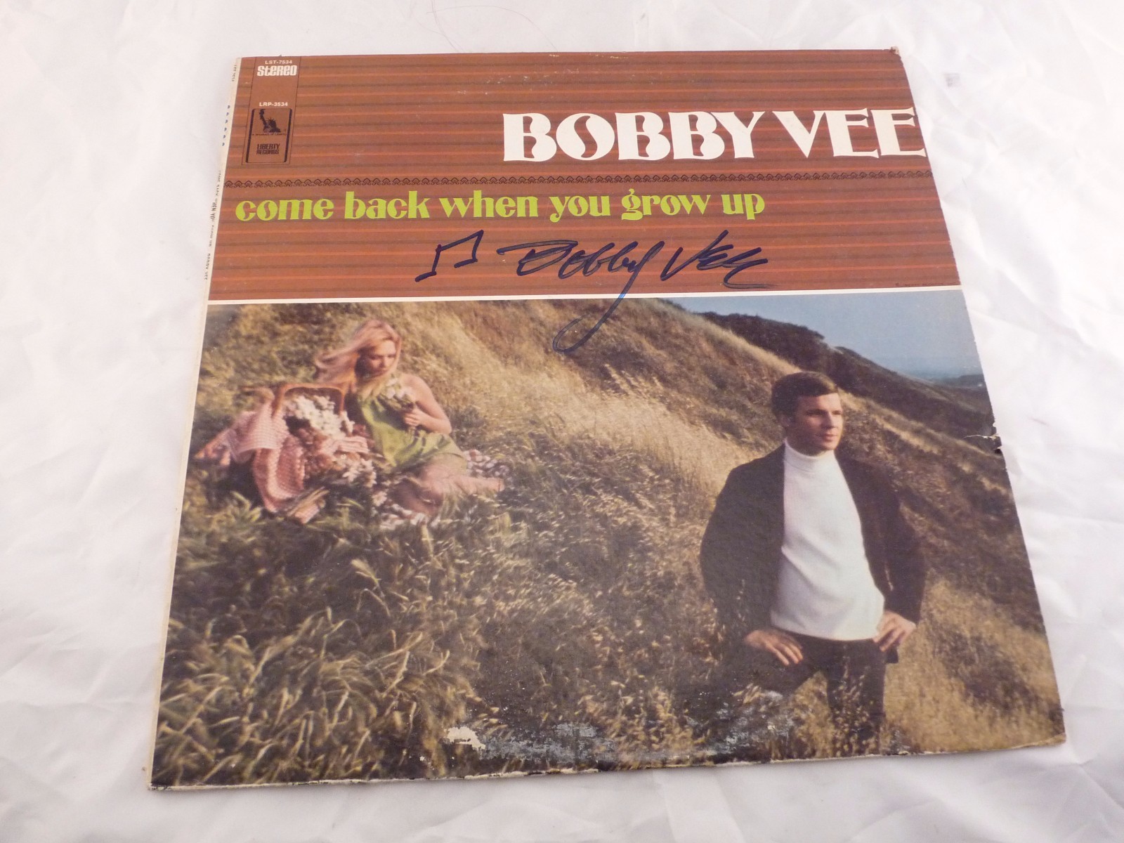 Bobby Vee Come Back Whrn You Grow Signed Autographed LP Album PSA Guaranteed #2