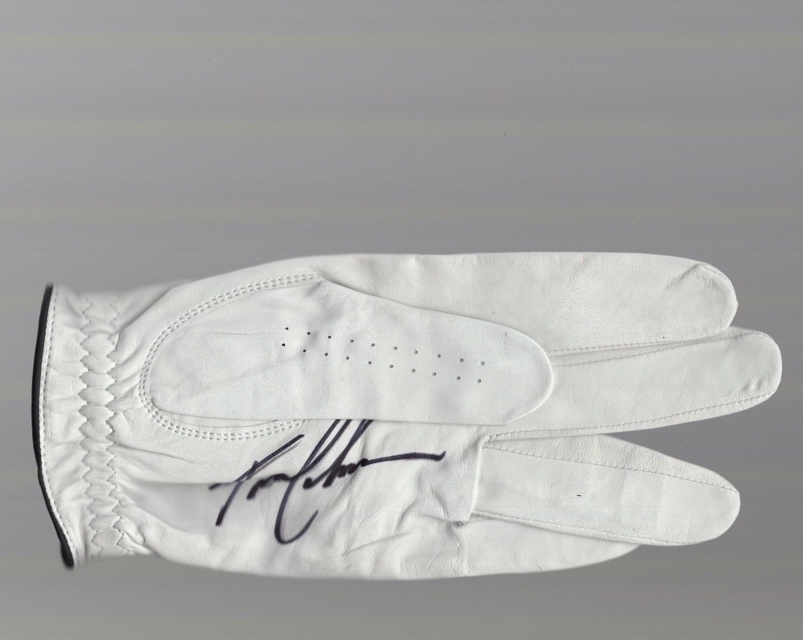 TOM LEHMAN HAND SIGNED GOLF GLOVE+COA GREAT GOLFER 1996 OPEN CHAMPION