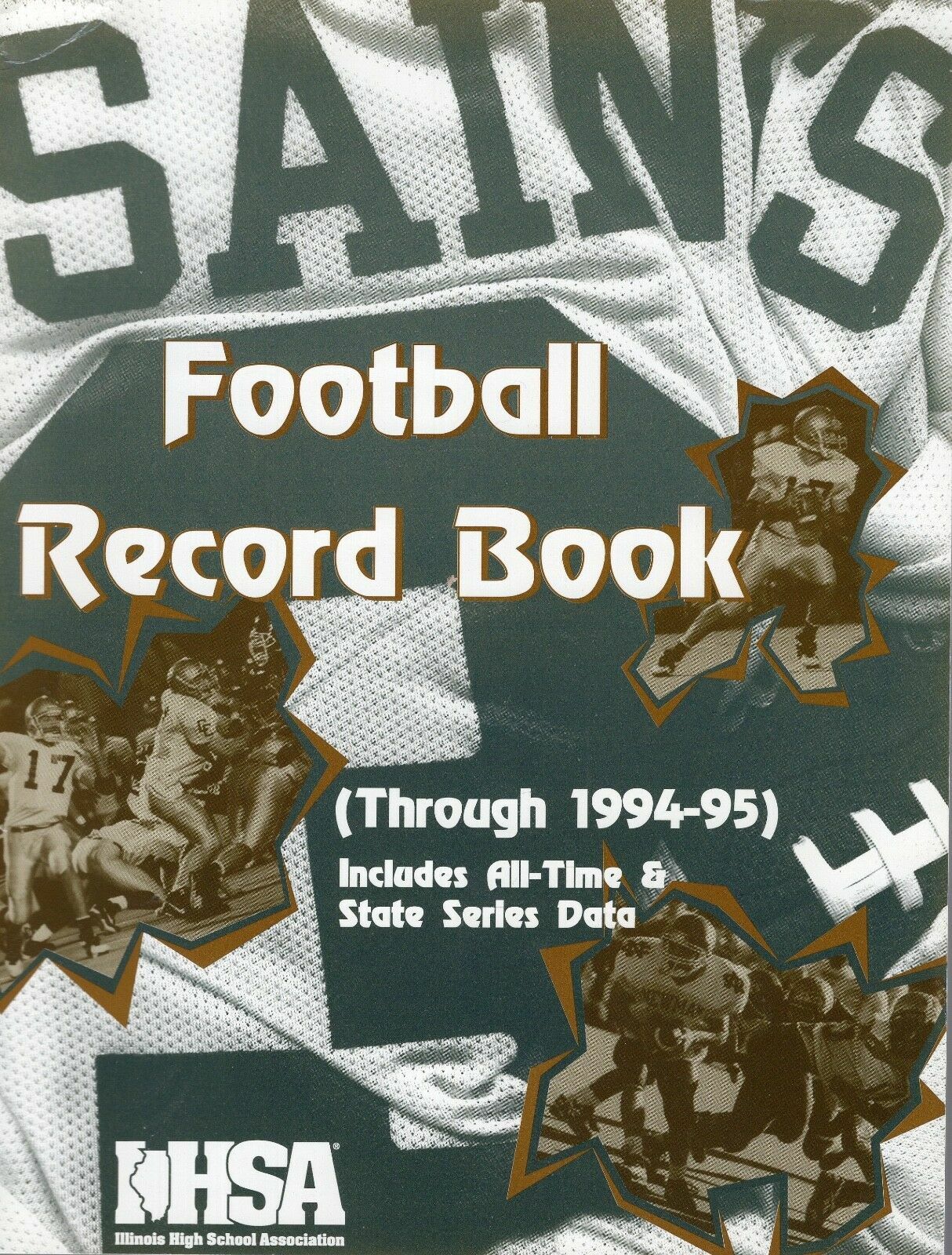 ILLINOIS HIGH SCHOOL FOOTBALL RECORD BOOK NICE CONDITION VERY HARD TO FIND