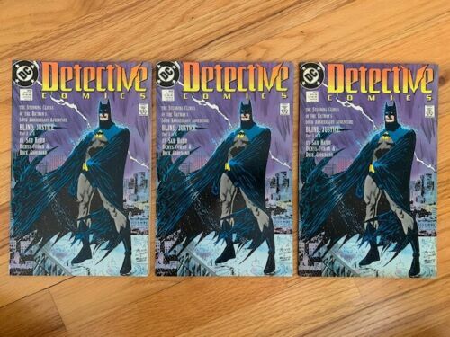 BATMAN LOT OF 3 DETECTIVE COMICS ISSUE #600 COWAN ART AMAZING CONDITION
