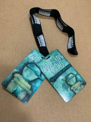 COUNTING CROWS LOT OF 2 SOMEWHERE UNDER WONDERLAND 2015 VIP PASSES ADAM DURITZ