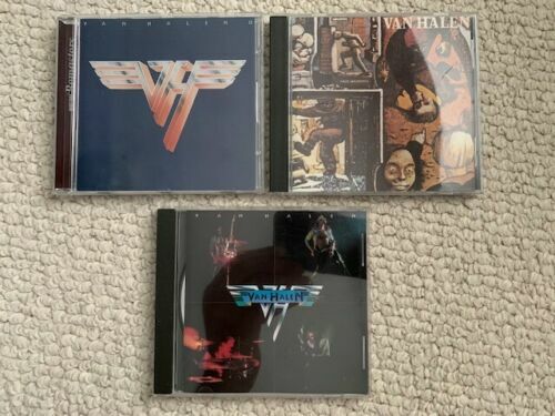 VAN HALEN LOT OF 3 CD'S VH 1+2+FAIR WARNING EDDIE VAN HALEN AWESOME