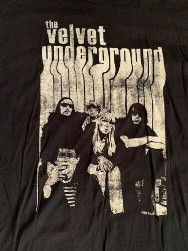 VELVET UNDERGOUND BLACK T-SHIRT KILLER GRAPHICS WITH NICO SIZE XXL