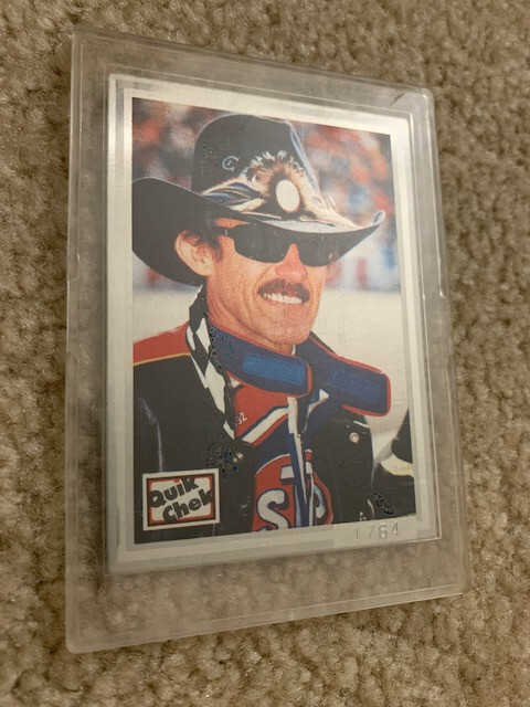 RICHARD PETTY 1993 QUIK CHEK LIMITED EDITION METAL CARD 1764/7000 RARE