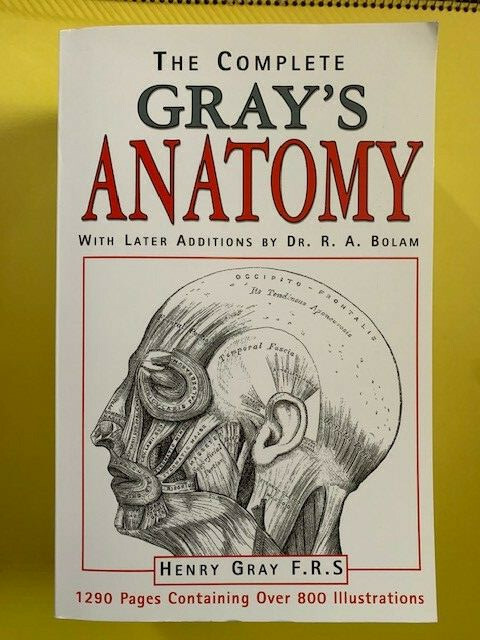 THE COMPLETE GRAY'S ANATOMY HUGE PAPERBACK BOOK FROM 2003 UK EDITION AWESOME