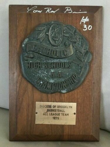 RED BRUIN 1979 HIGH SCHOOL BASKETBALL ALL LEAGUE TEAM AWARD SYRACUSE BK LEGEND