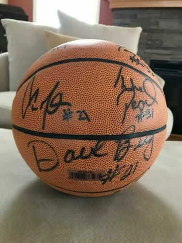 SYRACUSE BASKETBALL SIGNED BY 11 LEGENDS PEARL+BOEHEIM+BING+8 J JSA LETTER