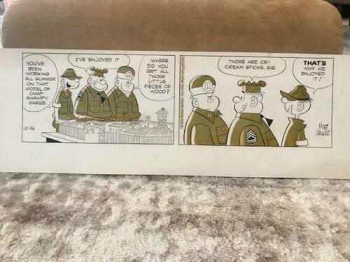MORT WALKER SIGNED ORIGINAL ART DAILY FROM 1965 BEETLE BAILEY GREAT DETAIL