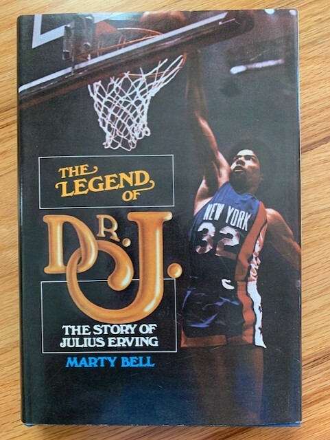 THE LEGEND OF DR. J. VINTAGE HARDCOVER BOOK 1975 JULIUS ERVING AWESOME+RARE