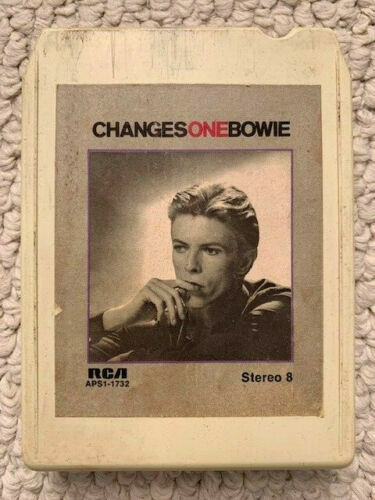 DAVID BOWIE CHANGES ONE BOWIE VINTAGE 8 TRACK TAPE AWESOME+NICE CONDITION