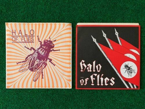 HALE OF FLIES LOT OF 2 VINTAGE 7 INCH 45's NO TIME+BALLAD OF EXTREME HATE RARE