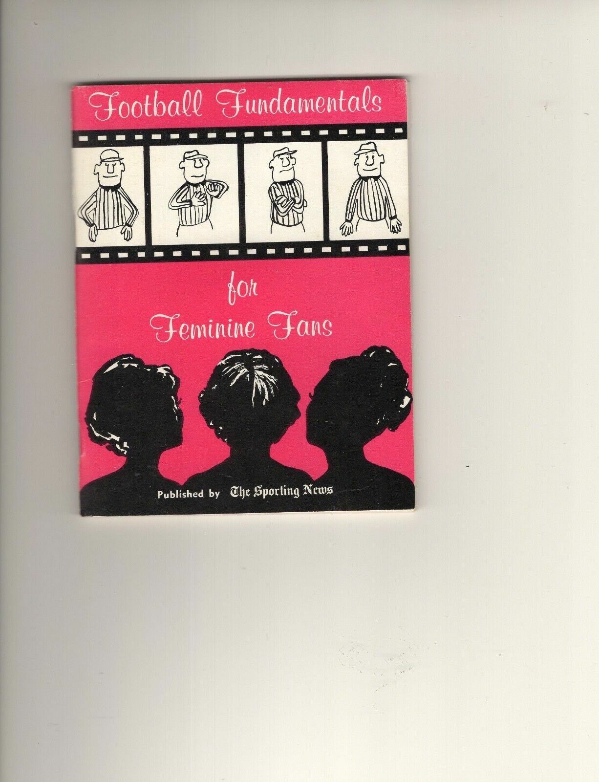 FOOTBALL FUNDAMENTALS FOR FEMININE FANS 1970 VERY RARE PERFECT CONDITION COLLECTIBLE MEMORABILIA