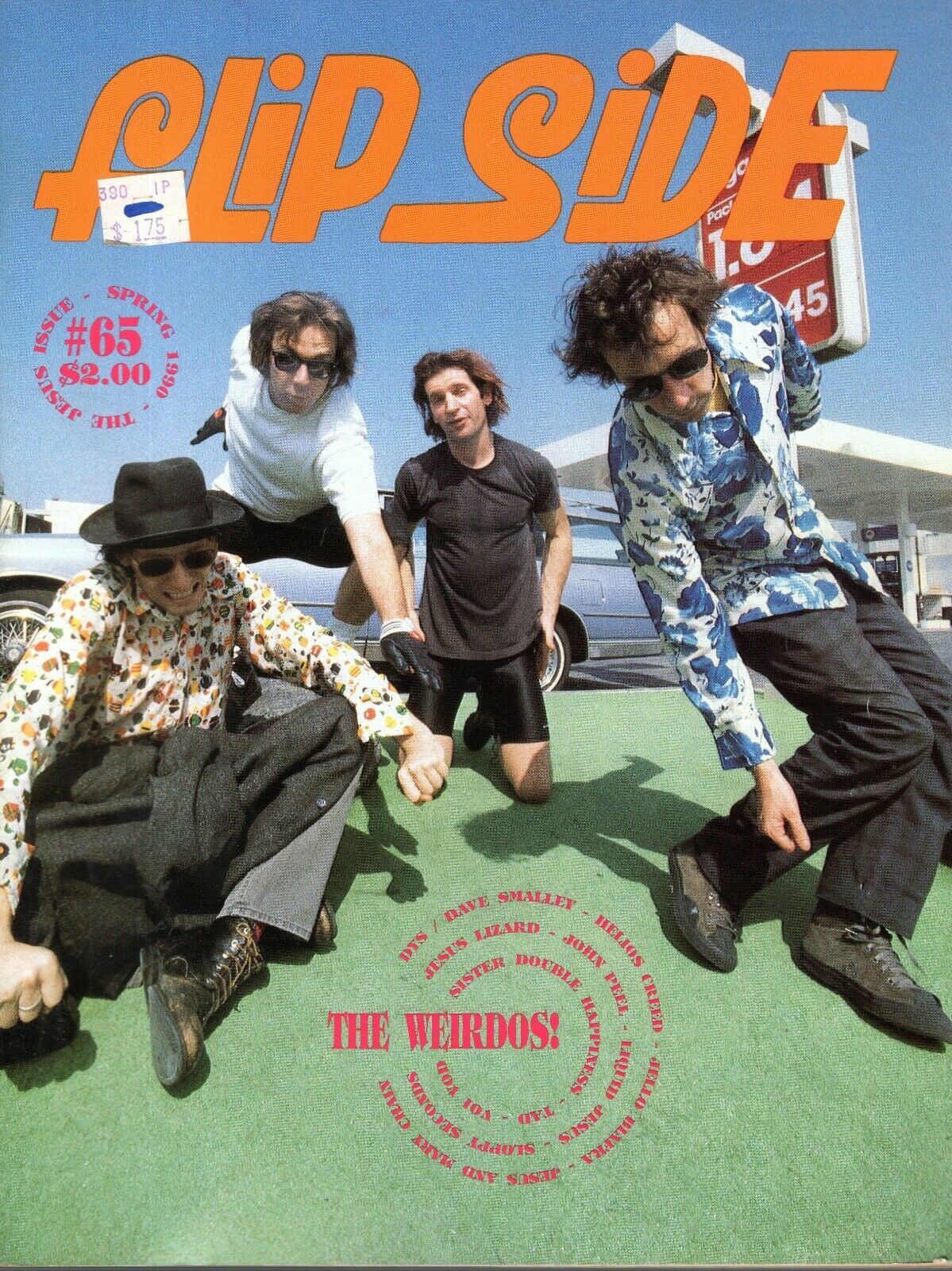 FLIP SIDE #65 MAGAZINE FROM SPRING 1990 PUNK ROCK MAGAZINE THE WEIRDOS COVER