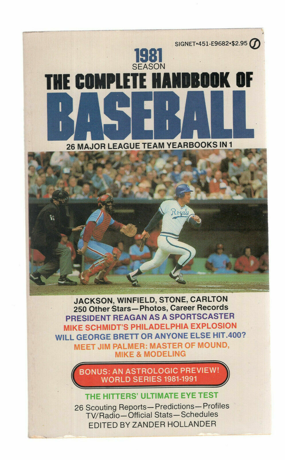 1981 MLB HANDBOOK OF BASEBALL VINTAGE PAPERBACK BOOK AMAZING CONDITION+RARE COLLECTIBLE MEMORABILIA
