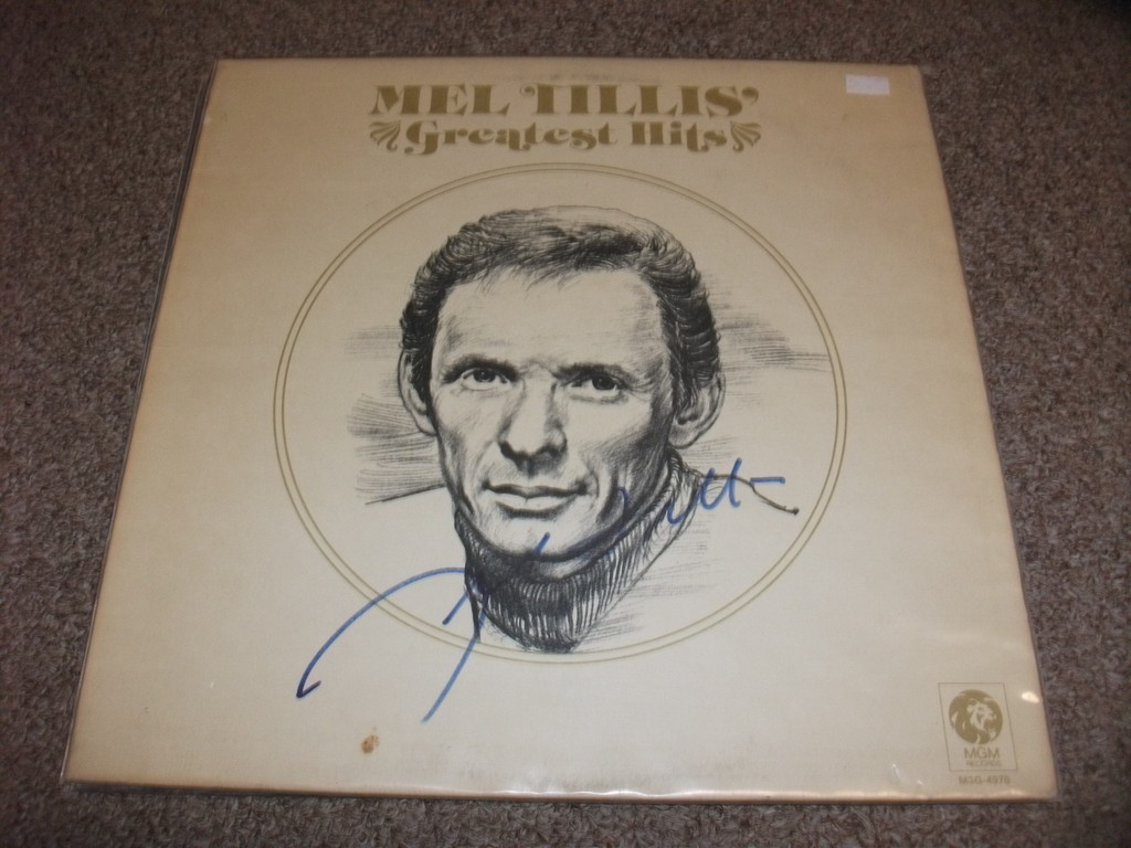 Mel Tillis Greatest Hits Signed Autographed LP PSA