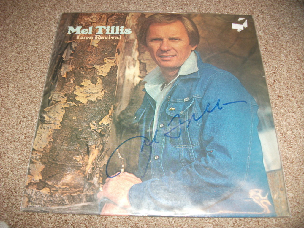 Mel Tillis Love Revival Signed Autographed LP PSA