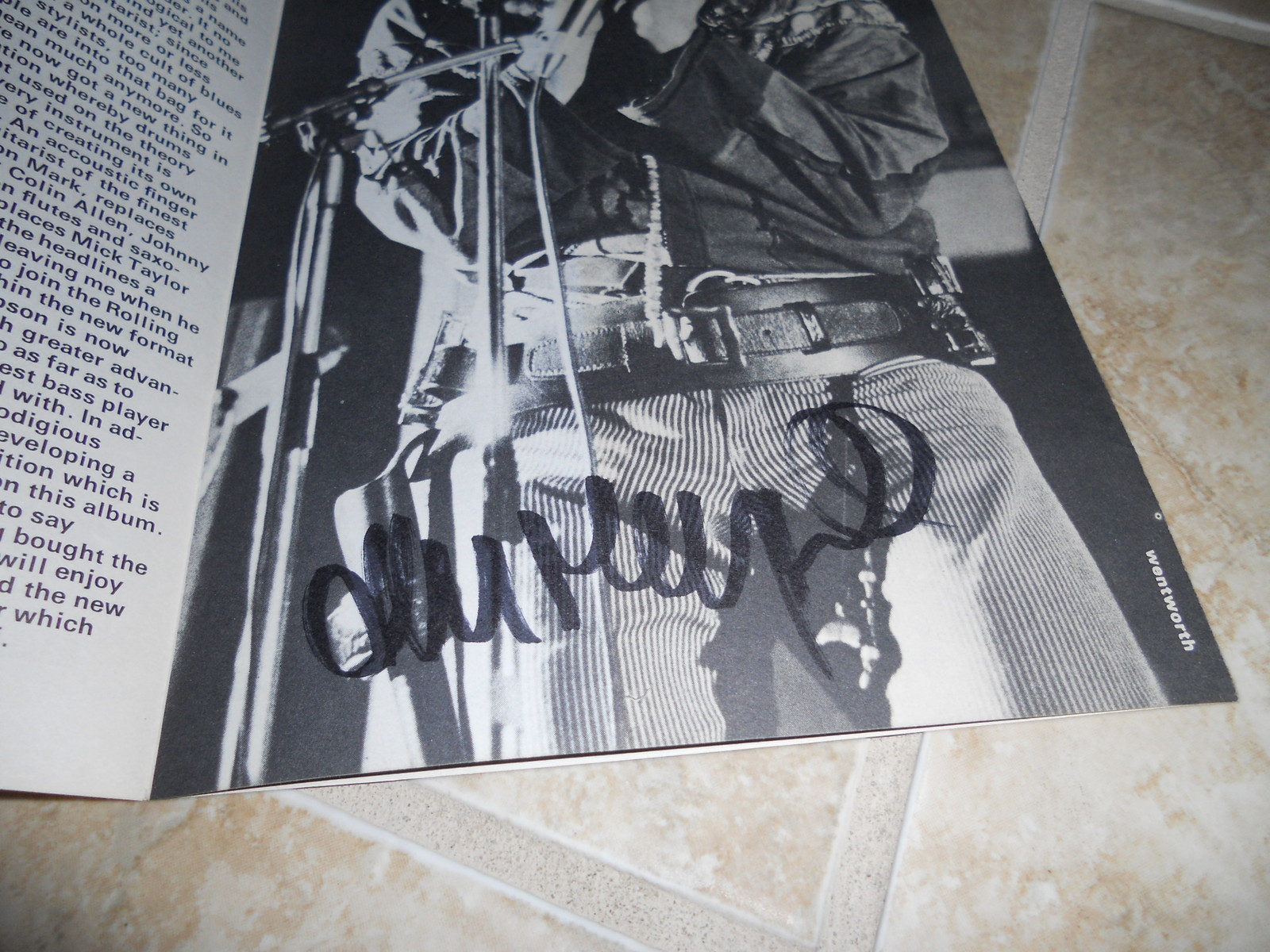 John Mayall Turning Point Signed Autographed LP Album Insert PSA Guaranteed