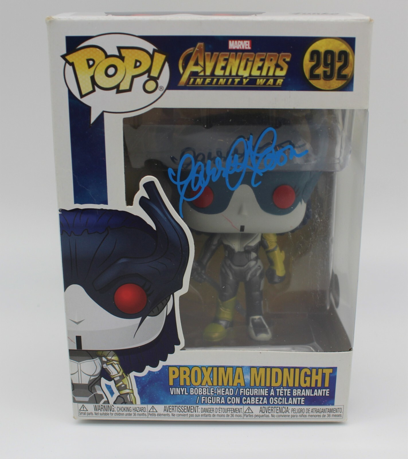 Carrie Coon Avengers Proxima Midnight 292 Signed Funko Pop w/Beckett COA BC89017