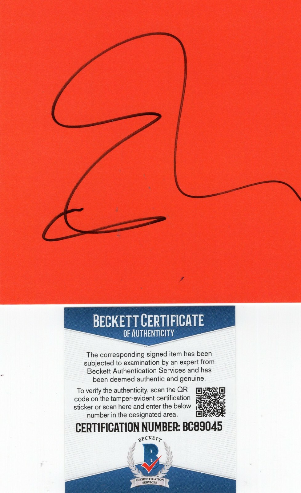 Ed Sheeran Signed Art Cover CD = w/Beckett COA BC89045 Authentic Brand New