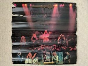 AEROSMITH VINTAGE 22x22 COLOR POSTER FROM 1978 AWESOME GRAPHICS DREAM ON