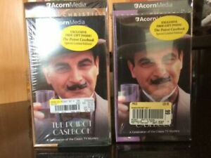 AGATHA CHRISTIE’S POIROT SET 4+7 VHS TAPES BUYER GETS BOTH STILL SEALED COLLECTIBLE MEMORABILIA