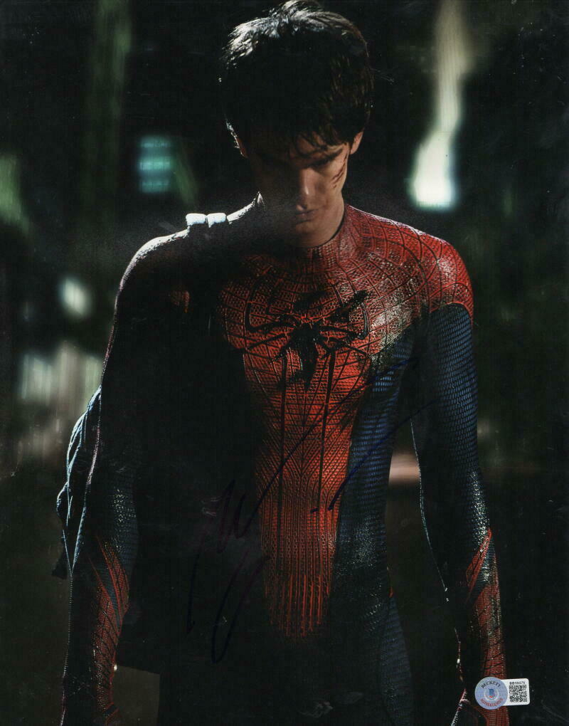 ANDREW GARFIELD SIGNED X PHOTO SPIDERMAN AUTHENTIC AUTOGRAPH BECKETT H Autographia