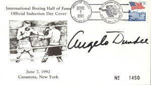 ANGELO DUNDEE HAND SIGNED BOXING FIRST DAY COVER+COA MUHAMMAD ALI TRAINER COLLECTIBLE MEMORABILIA