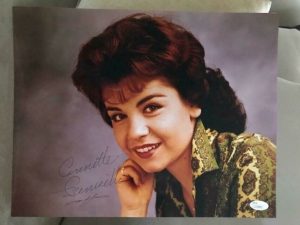 ANNETTE FUNICELLLO HAND SIGNED OVERSIZED 11×14 PHOTO YOUNG+BEAUTIFUL JSA COLLECTIBLE MEMORABILIA