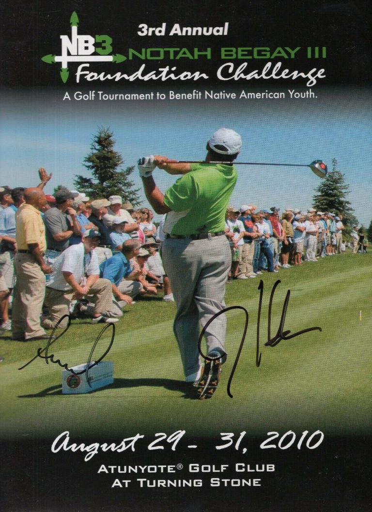 ANNIKA SORENSTAM+JAY HAAS HAND SIGNED GOLF FOLDER+COA PLUS TICKET TO EVENT COLLECTIBLE MEMORABILIA