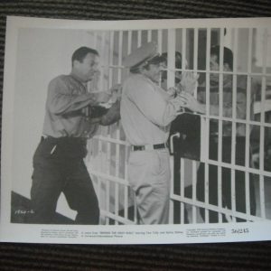 Behind the High Wall 1955 Jail Fight 8x10 B&W Promo Photo Lobby Card