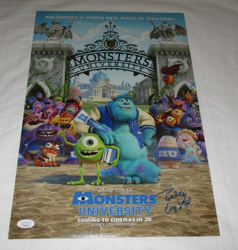 BILLY CRYSTAL SIGNED MONSTERS UNIVERSITY 12X18 MOVIE POSTER JSA COLLECTIBLE MEMORABILIA
