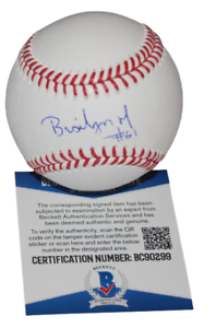 BRAILYN MARQUEZ SIGNED (CHICAGO CUBS) AUTOGRAPH OML BASEBALL BECKETT BAS BC90299 COLLECTIBLE MEMORABILIA