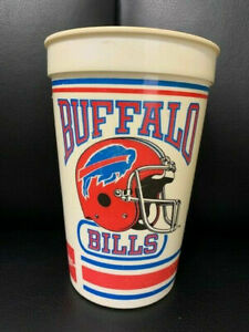 Buffalo Bills Vintage 6 Inch Plastic Drinking Cup From 1990's Awesome 