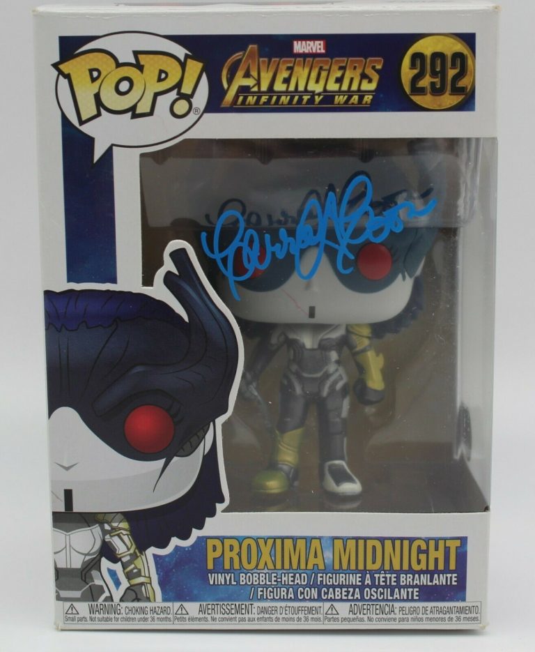 CARRIE COON AVENGERS PROXIMA MIDNIGHT 292 SIGNED FUNKO POP W/BECKETT COA BC89014 COLLECTIBLE MEMORABILIA