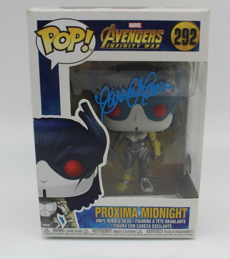 CARRIE COON AVENGERS PROXIMA MIDNIGHT 292 SIGNED FUNKO POP W/BECKETT COA BC89017 COLLECTIBLE MEMORABILIA