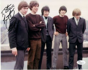 CHARLIE WATTS HAND SIGNED 8×10 PHOTO STONES GROUP PHOTO TO STEVE JSA COLLECTIBLE MEMORABILIA