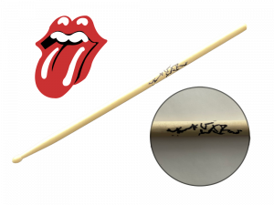 CHARLIE WATTS SIGNED AUTOGRAPH DRUMSTICK – THE ROLLING STONES TATTOO YOU W/ JSA COLLECTIBLE MEMORABILIA