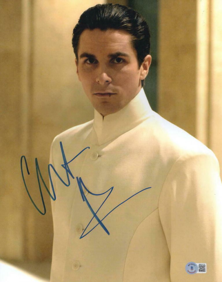 Christian Bale Signed 11x14 Photo Equilibrium Authentic Autograph 