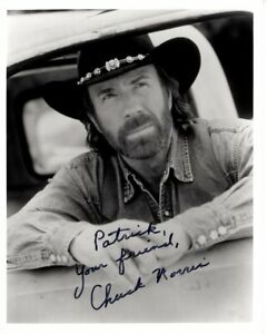 Chuck Norris autographed 8x10 RP photo 