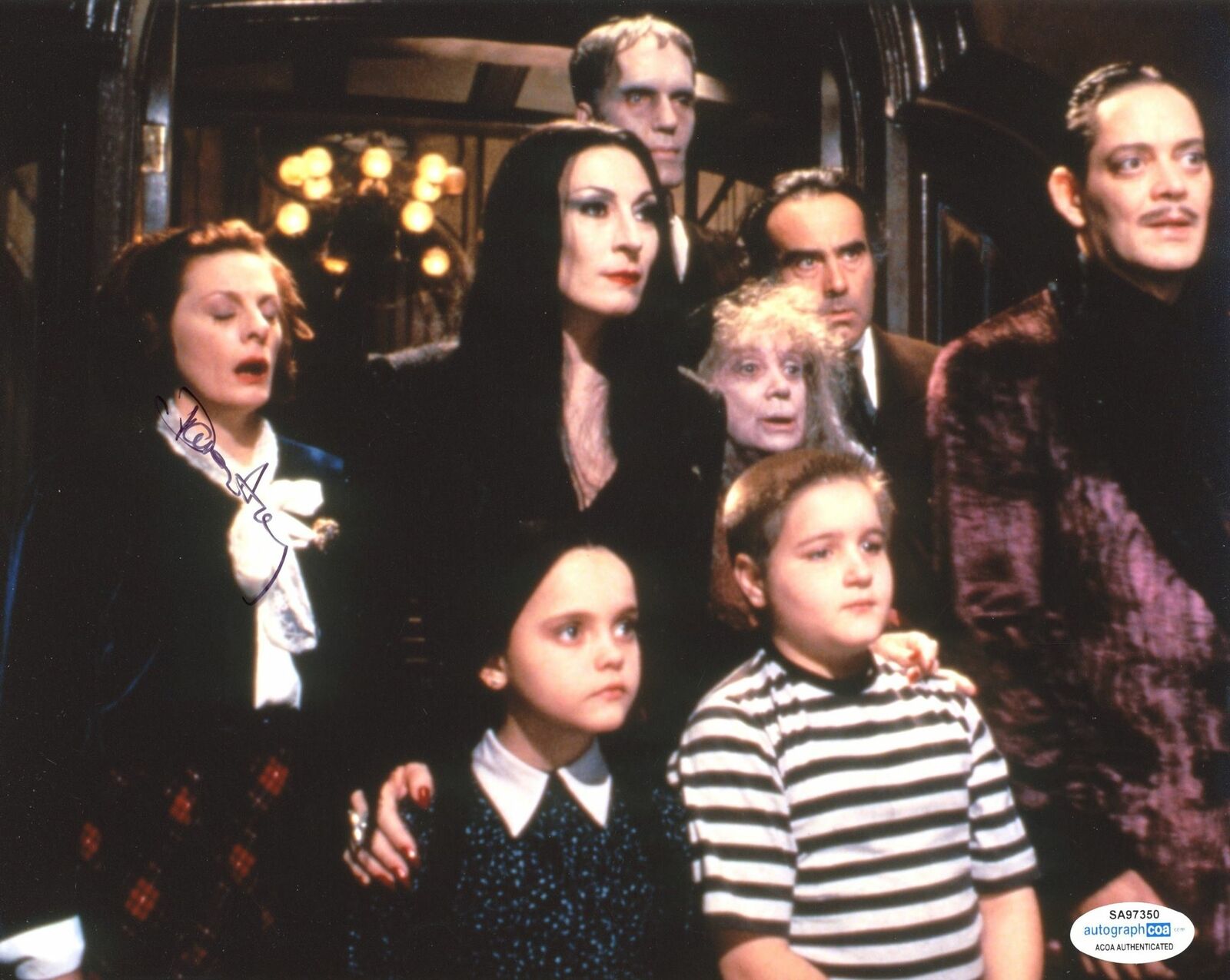 DANA IVEY SIGNED THE ADDAMS FAMILY 8X10 PHOTO ACOA | Autographia